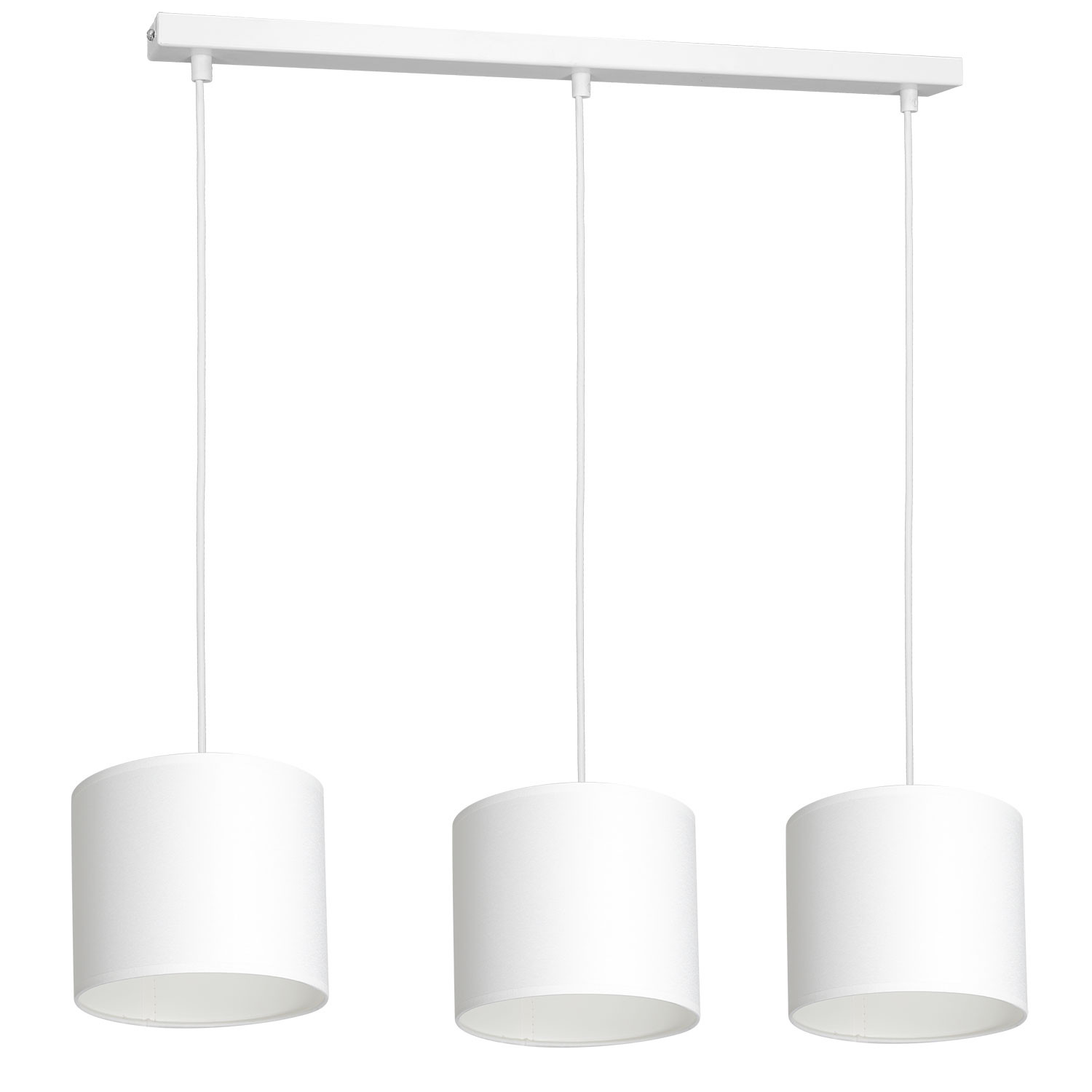 Luminex Arden 3429 Lampa wisząca zwis 3x60W E27 biały