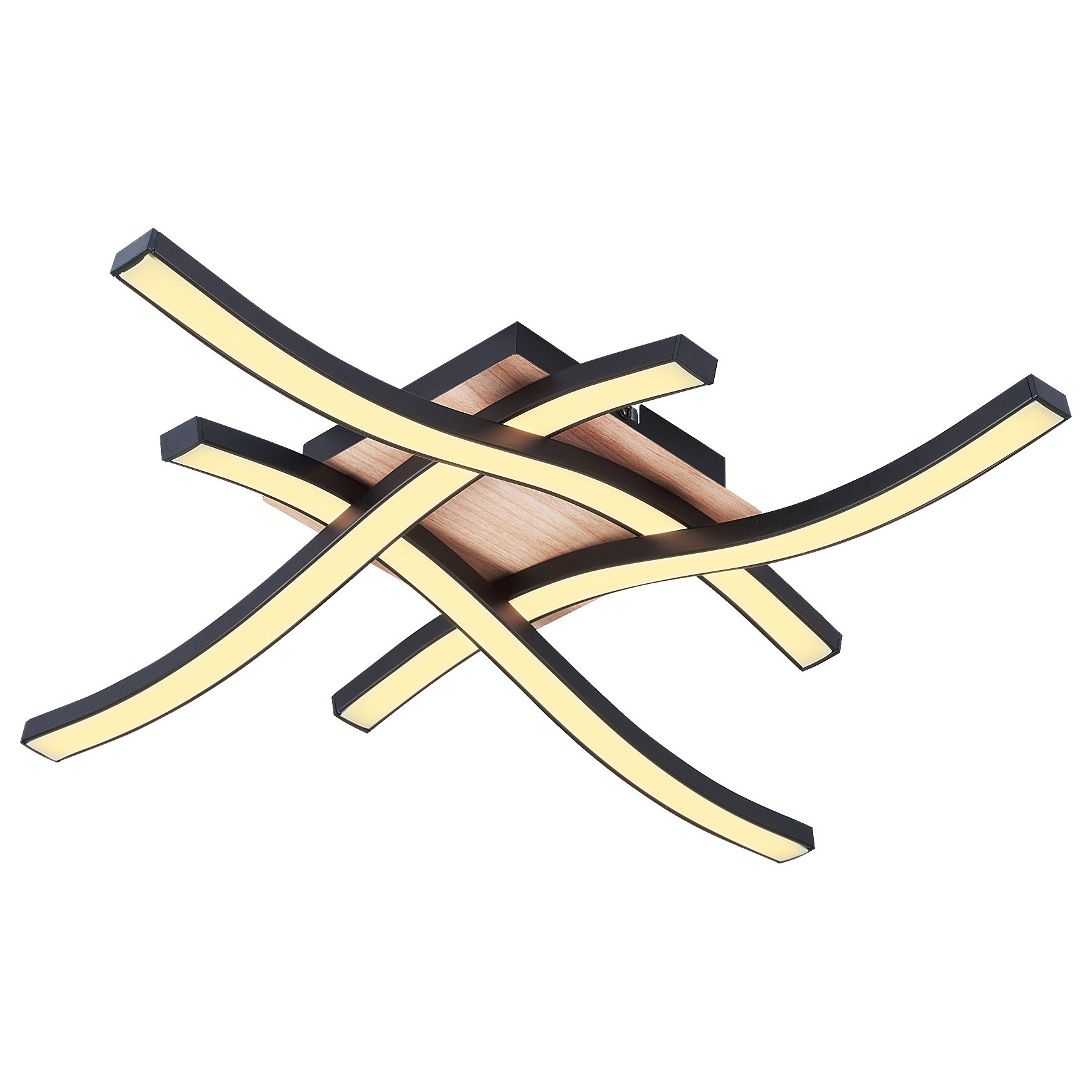 Rabalux Heimdall 2281 plafon lampa sufitowa 1x20W LED 3000K czarny/biały