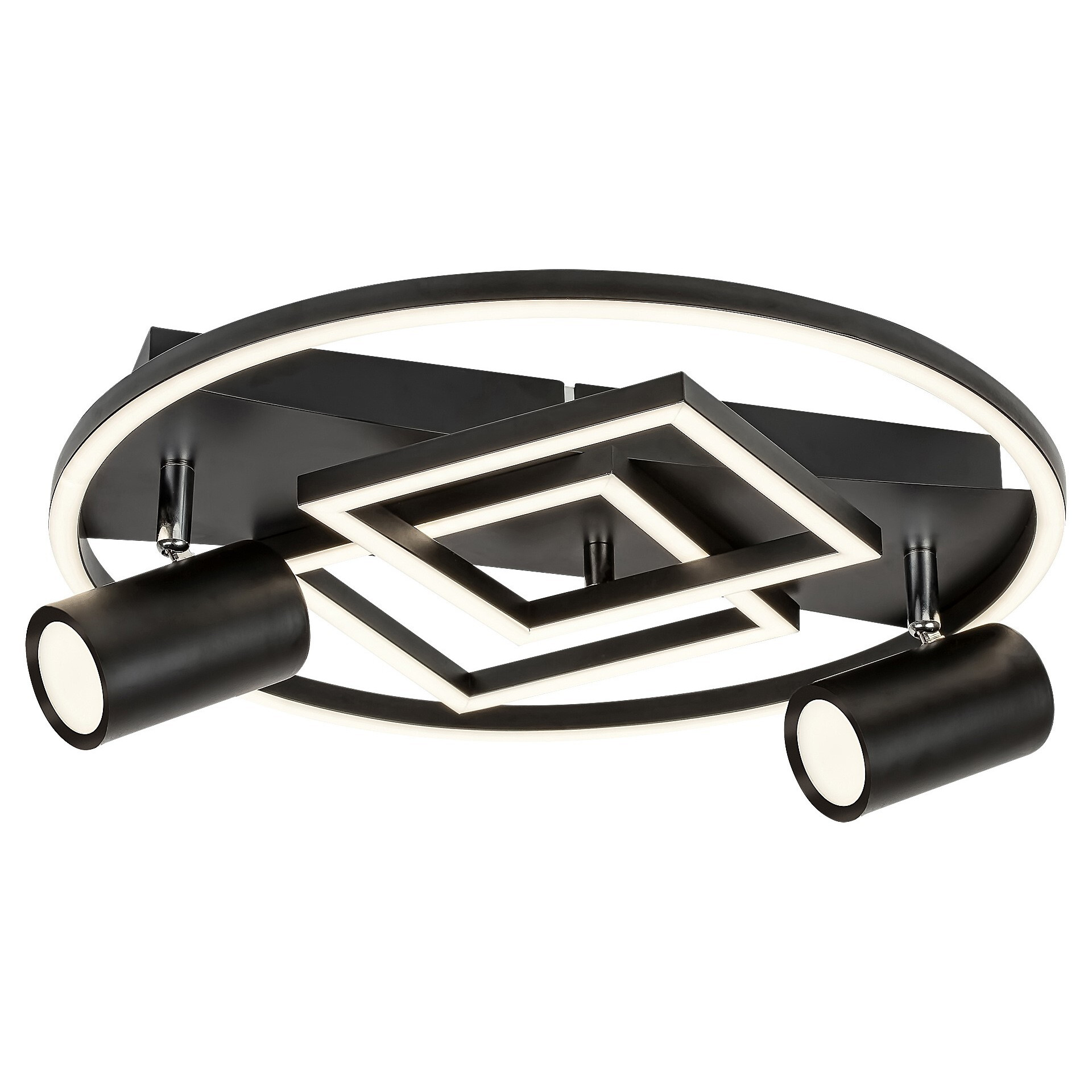 Rabalux Aztec 6905 plafon lampa sufitowa 1x40W LED 4000K czarny/biały