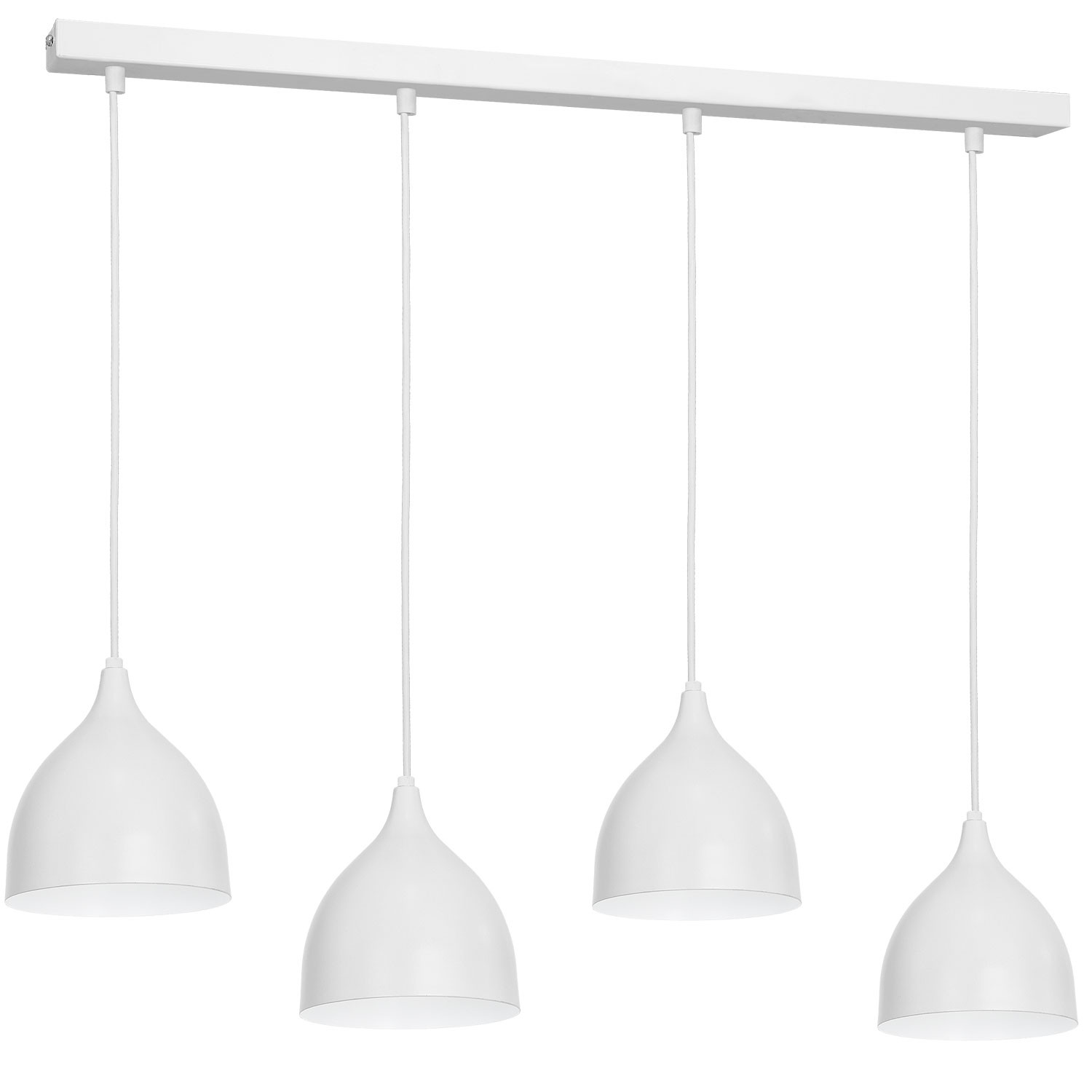 Luminex Noak 3713 lampa wisząca zwis 4x60W E27 biały