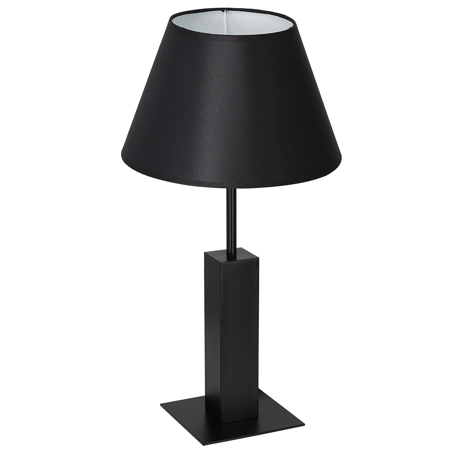Luminex Table lamps 3642 Lampa stołowa lampka 1x60W E27 czarny/biały