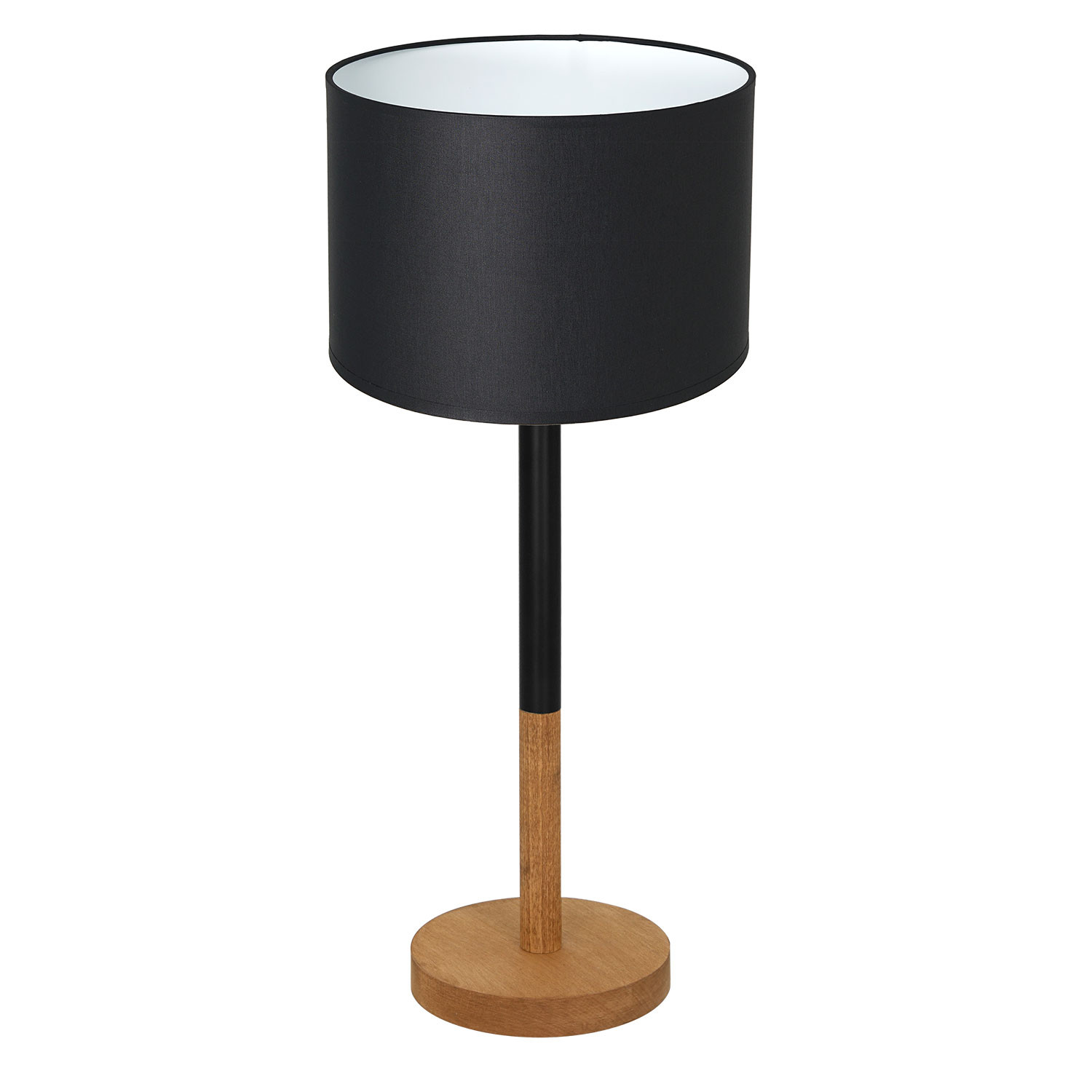 Luminex Table lamps 3824 Lampa stołowa lampka 1x60W E27 czarny/naturalny/biały