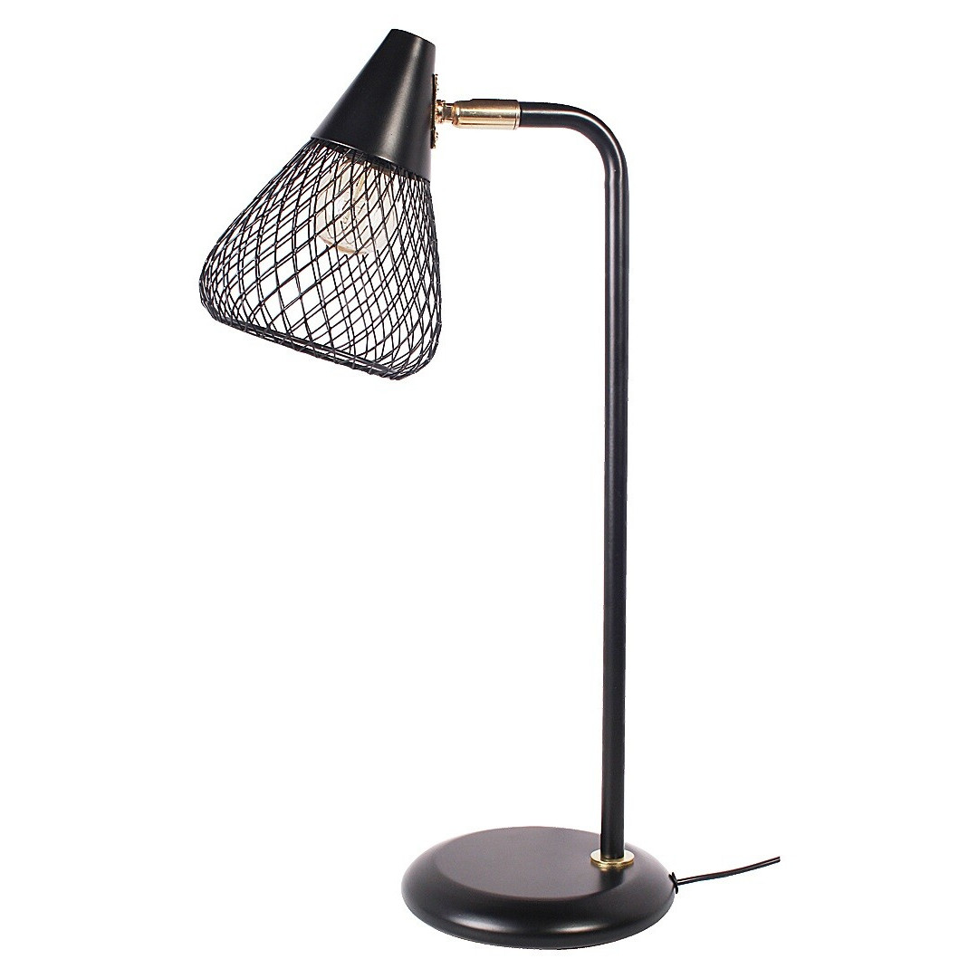 Rabalux Fanny 3181 lampa stołowa lampka 1x25W E14 czarna/złota