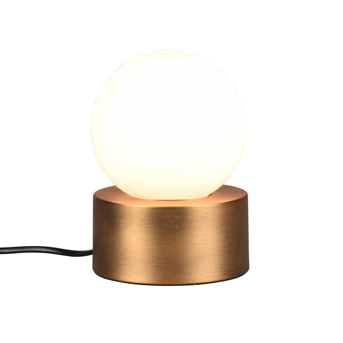 Trio Rl Countess R59051004 lampa stołowa lampka 1x25W E14 biała/złota