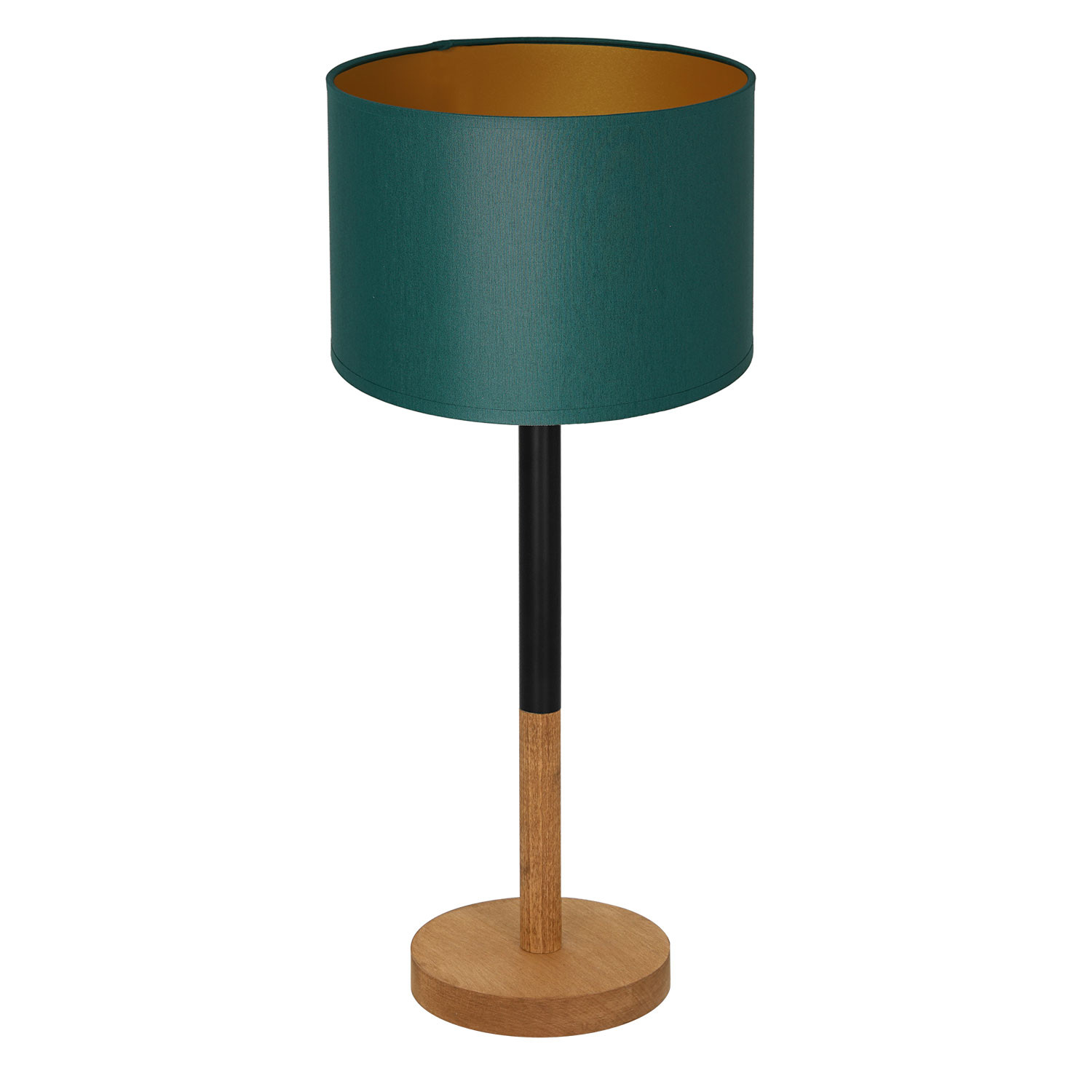 Luminex Table lamps 3827 lampa stołowa lampka 1x60W E27 czarny/zielony/naturalny/złoty