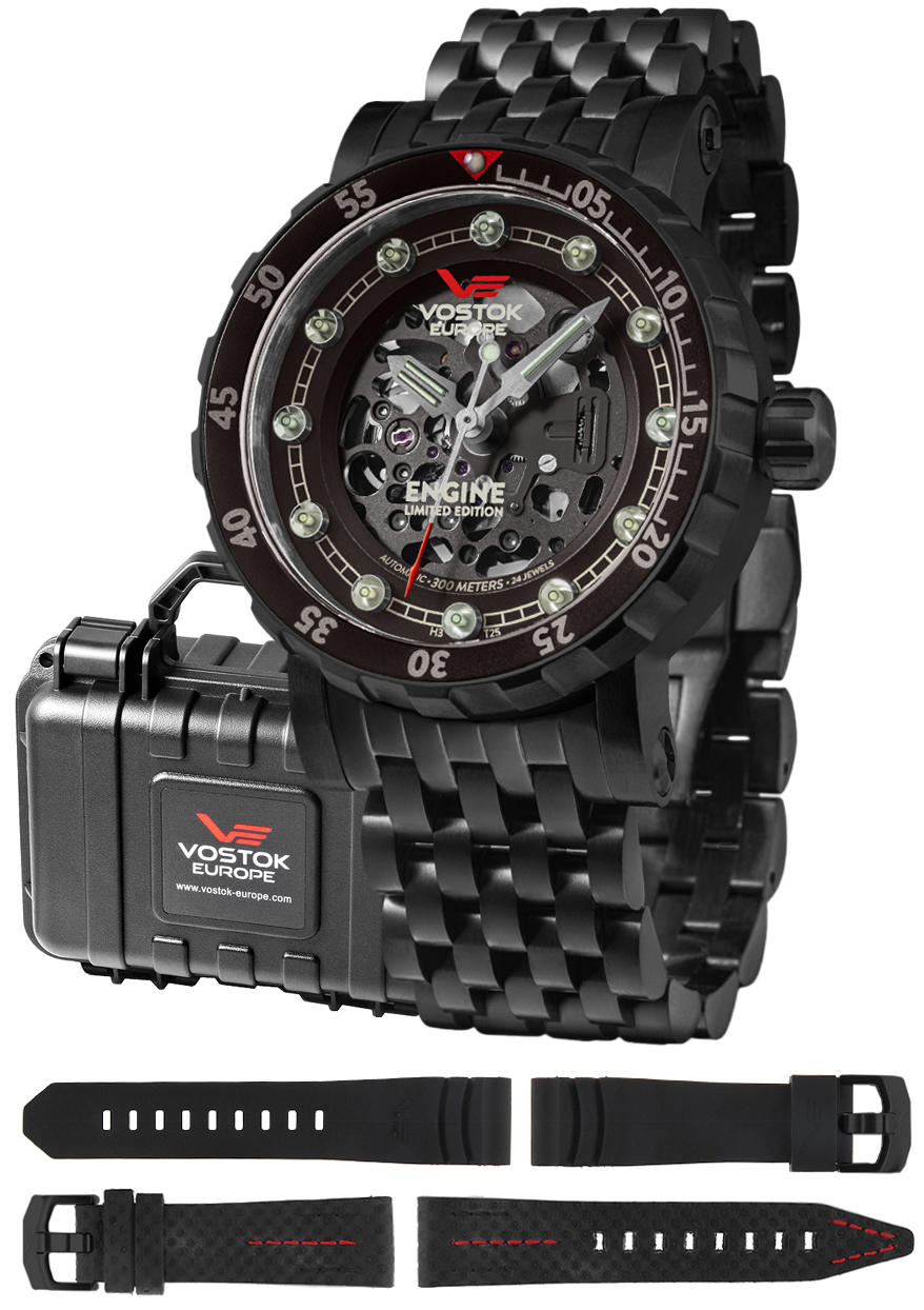 Zegarek Vostok Europe NH72-571C647B Engine Skeleton Limited Edition Automatic