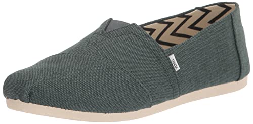 TOMS Women_Espadrille_Stormy Green Heritage Canvas, Damskie espadryle, Stormy Green, 40 EU