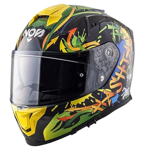KASK MOTOCYKLOWY NOS NS-10 HASHTAG