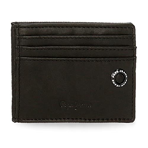 Pepe Jeans Badge Karter, unikalny, Czarny, única, etui na karty