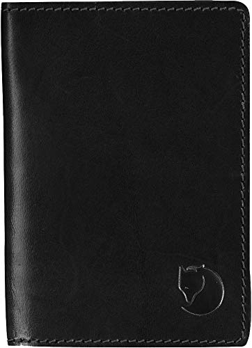 Fjällräven F77363-550 Etui na paszport Skóra, Czarny, Jeden rozmiar Unisex