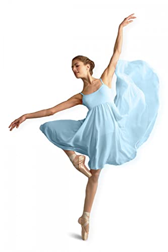 Capezio 126 Camisole Empire sukienka do tańca - dorośli Lt. Blue M