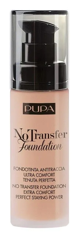 Pupa No Transfer trwały podkład do twarzy 30ml 02 Light Beige