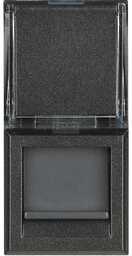 Legrand AXOLUTE Gniazdo komputerowe RJ45 kat.6A STP antracyt HS4279C6A HS4279C6A