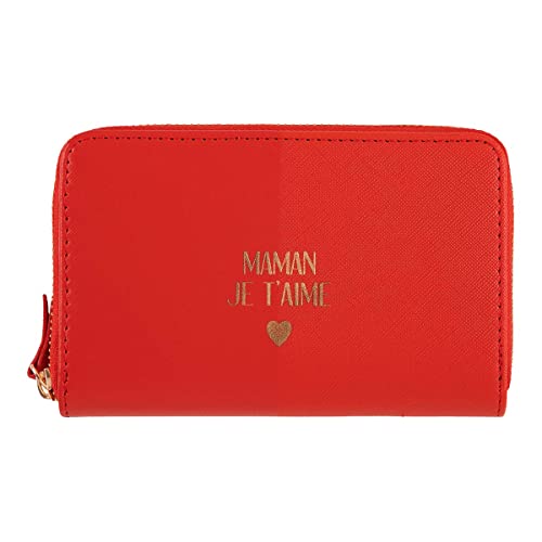 Tie Rack - Portfel damski - Mama I love you - Czerwony