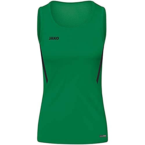 JAKO Unisex Tanktop Challenge Tanktop Challenge sportowy zielony/czarny 44