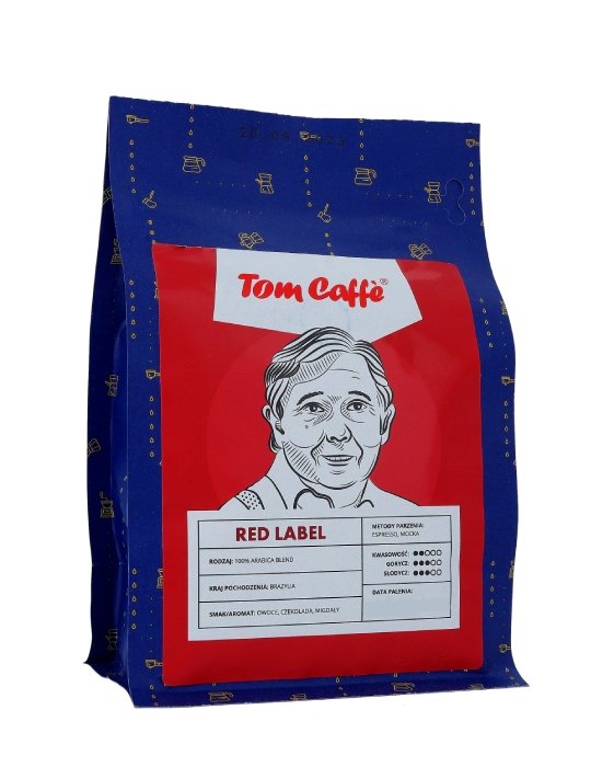 Kawa ziarnista Tom Caffe Red Label 250g