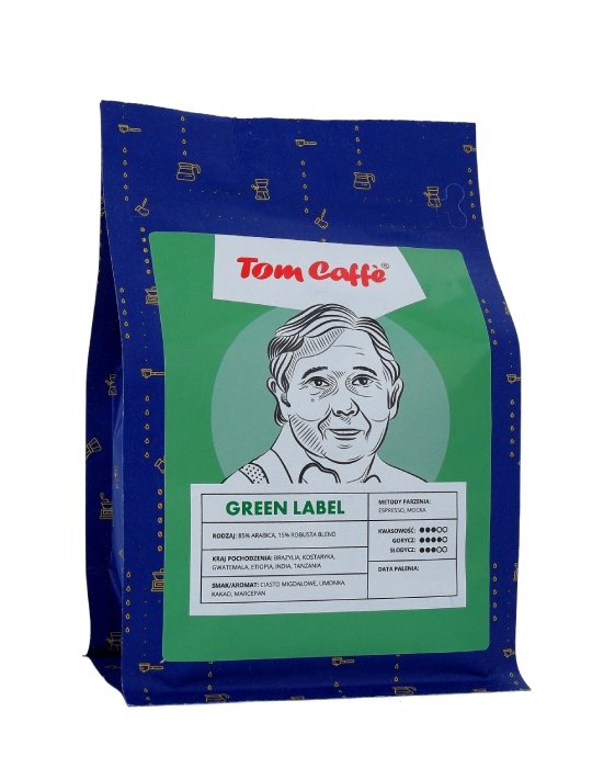 Kawa ziarnista Tom Caffe Green Label 250g