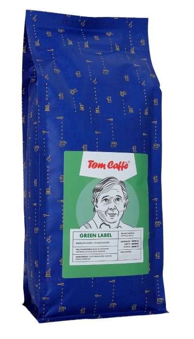 Kawa ziarnista Tom Caffe Green Label 1kg