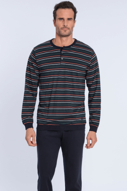 Piżama męska EMILIO Zielony L