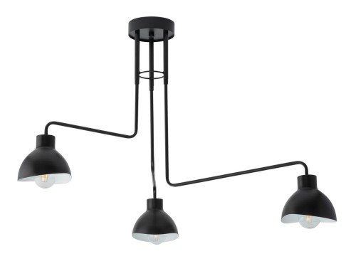 Holi lampa wisząca 3-punktowa czarna/biała 32449