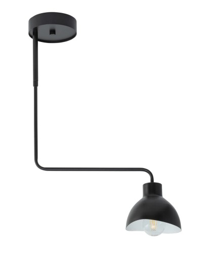Holi lampa wisząca 1-punktowa czarna/biała 32445