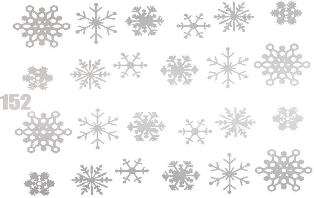 Naklejki świąteczne na paznokcie S152