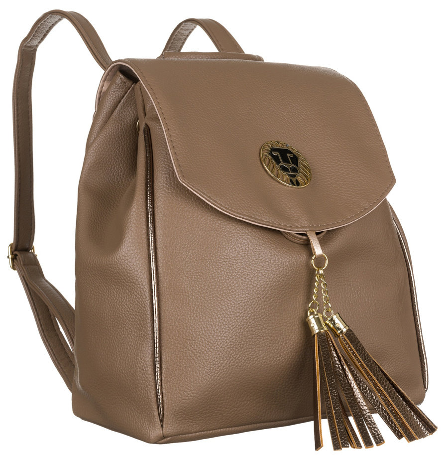 Lekki plecak damski z boho chwostem — Peterson