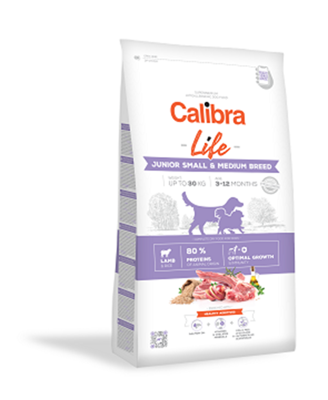 Calibra Life Junior Small & Medium Breed Lamb 2,5 kg