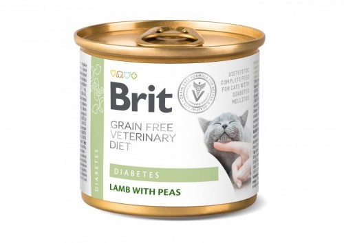 Brit GF Veterinary Diet Cat Diabetes 200 g