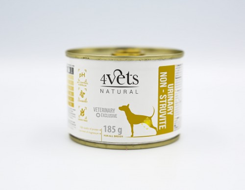 4Vets Natural Dog Urinary Non-Struvite 6 x 185g