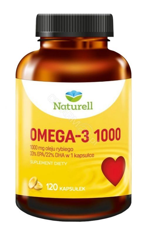 Naturell Omega-3 1000mg 120 kapsułek