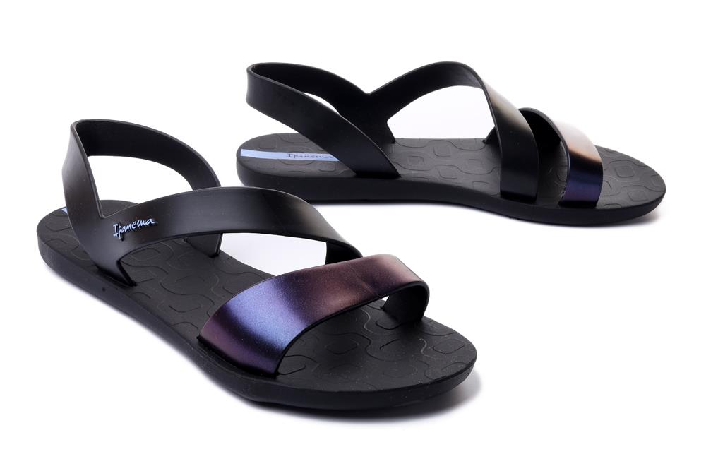 IPANEMA 82429 VIBE SANDAL FEM 25970 black/black, sandały damskie - Ipanema