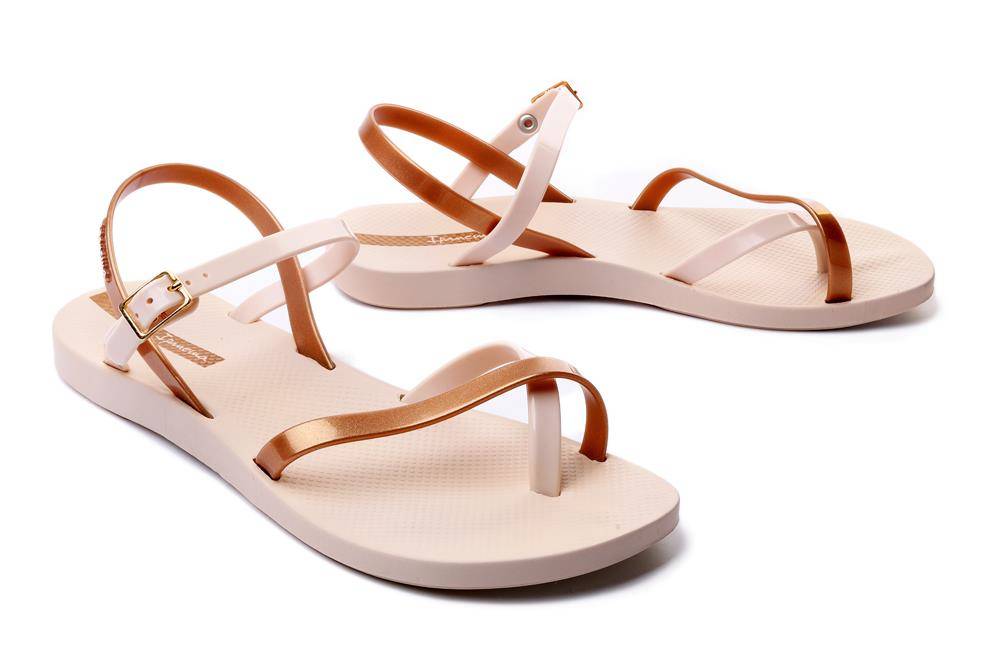 IPANEMA 82842 FASHION SAND VIII FEM 20352 beige/gold, sandały damskie - Ipanema