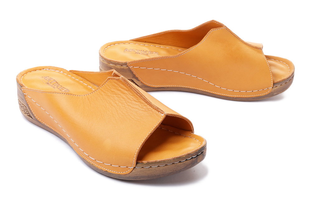 ARTIKER RELAKS 46C0531 yellow, klapki damskie - Artiker Relaks