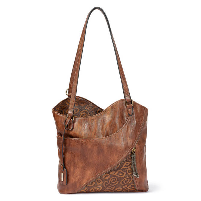RIEKER H1025-22 brown, torebka, plecak damski - Rieker