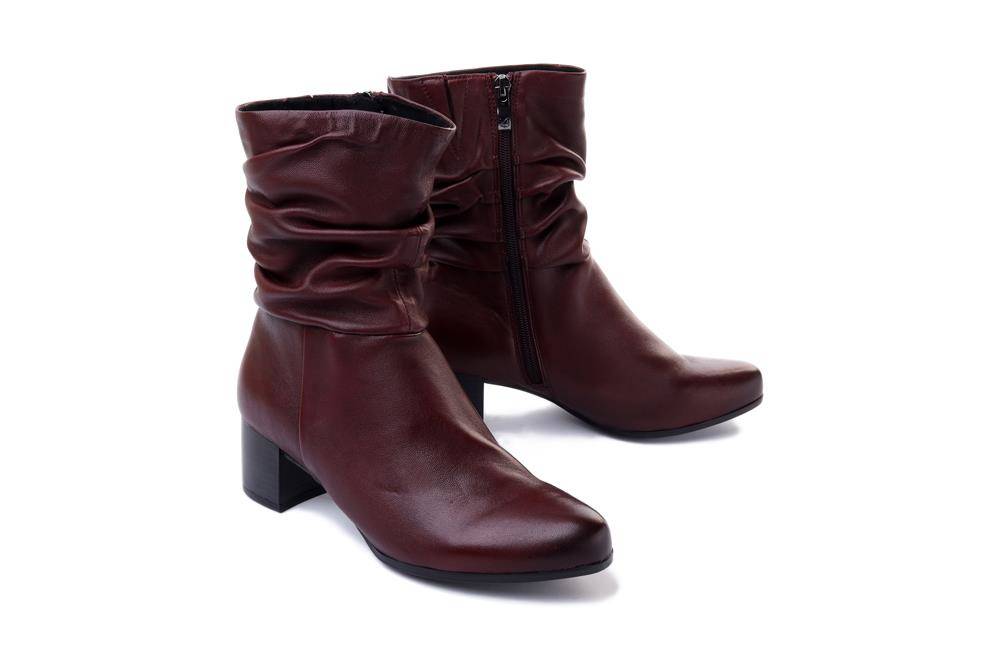 CAPRICE 25317-27 525 merlot soft, botki damskie - Caprice