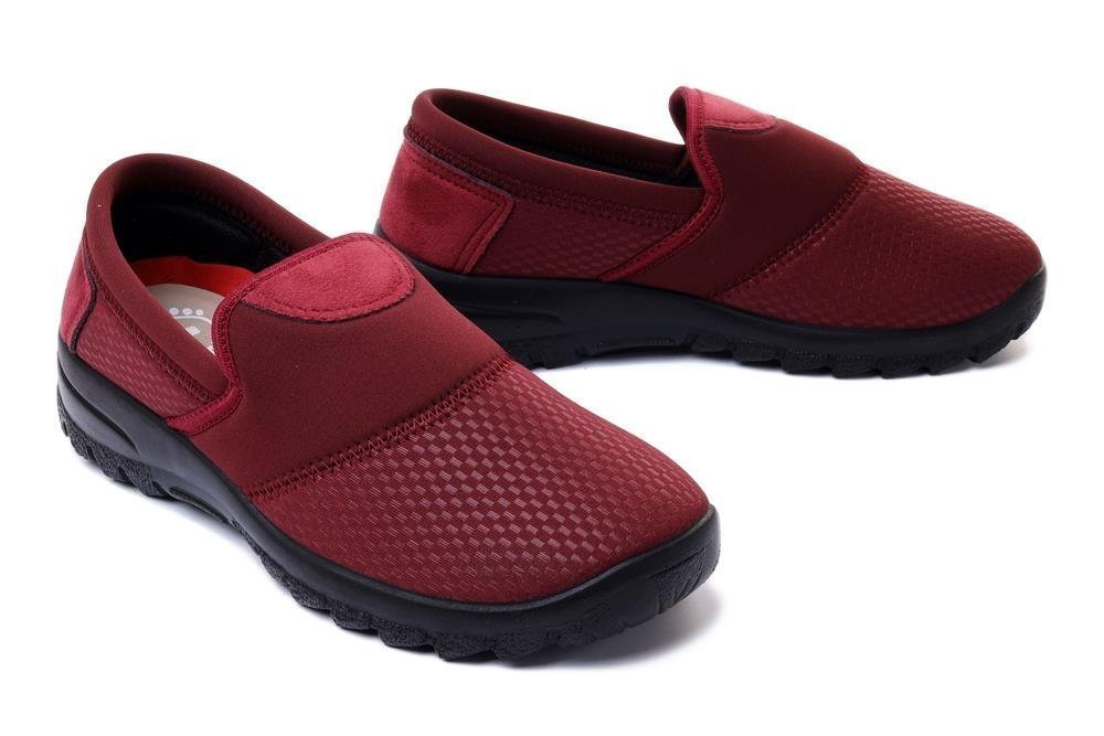 BEFADO DR ORTO ACTIVE 517D 006 bordowy, półbuty profilaktyczne damskie - Befado Dr Orto