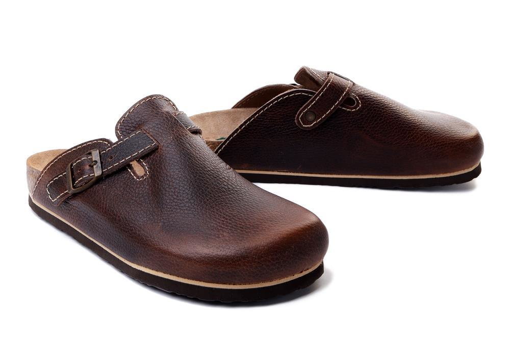 DR. BRINKMANN 600425-2 braun, klapki profilatyczne męskie - Dr. Brinkmann