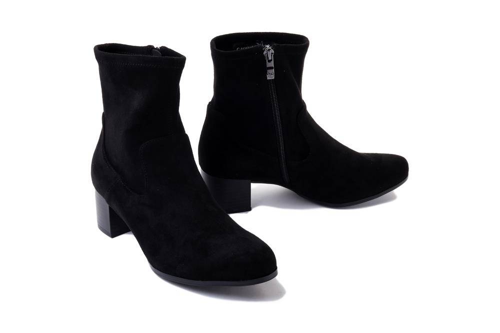 CAPRICE 25316-29 black stretch, botki damskie - Caprice