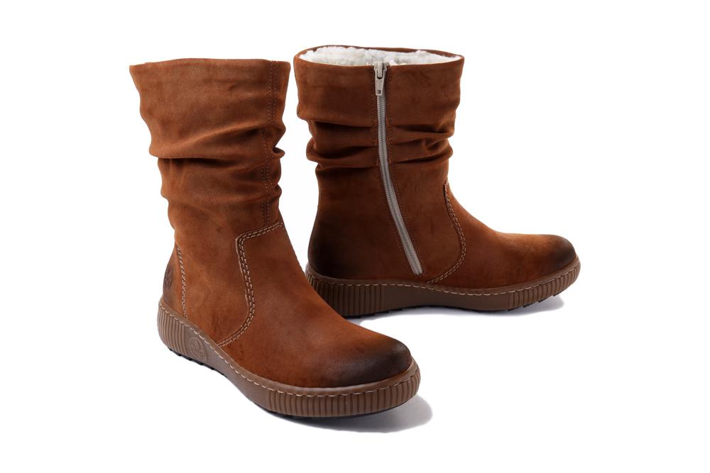 RIEKER Z6651-24 brown, kozaki damskie - Rieker