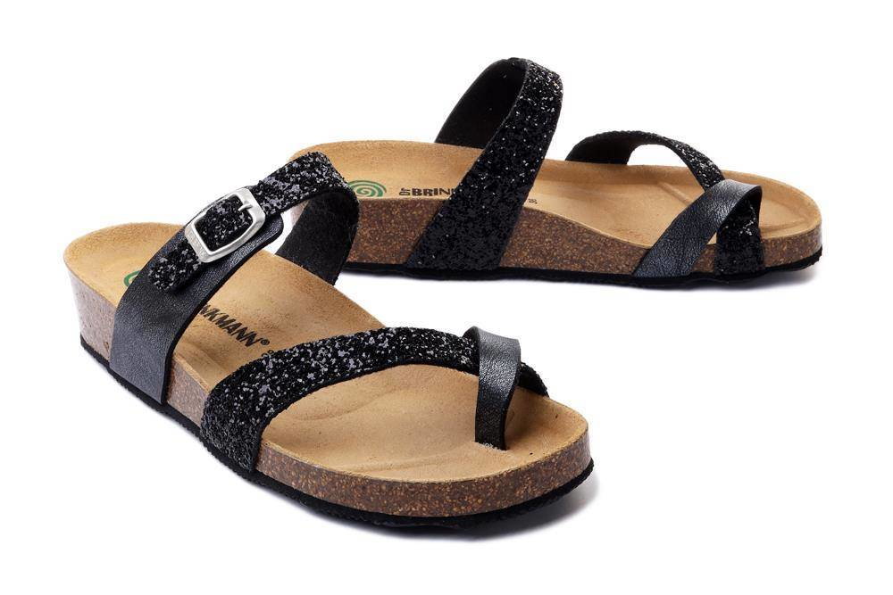 DR. BRINKMANN 700177-01 schwarz, klapki/japonki profilaktyczne damskie - Dr. Brinkmann