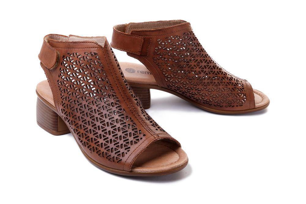 RIEKER REMONTE R8771-24 brown, sandały damskie - Rieker Remonte