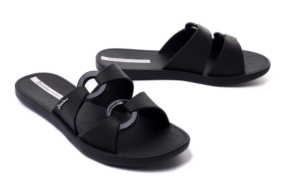IPANEMA 26658 ELLA AD20825 black/black, klapki damskie - Ipanema