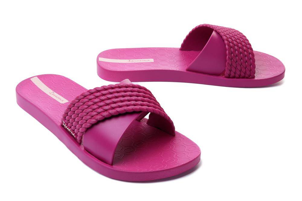 IPANEMA 83244 STREET II FEM 25988 pink/dark pink, klapki damskie - Ipanema