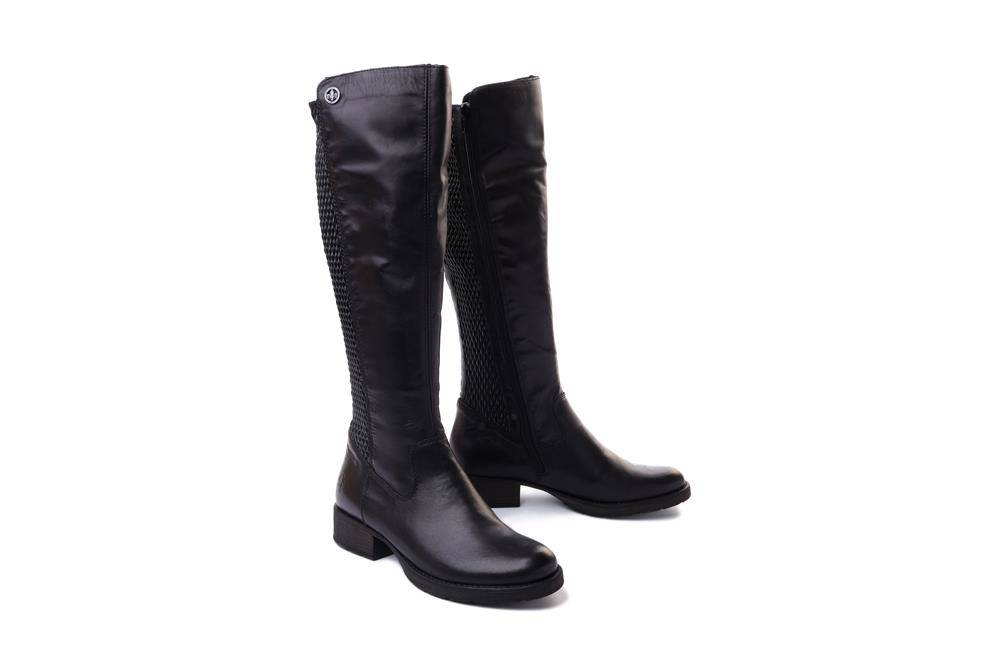 RIEKER Z9591-00 black, kozaki damskie - Rieker