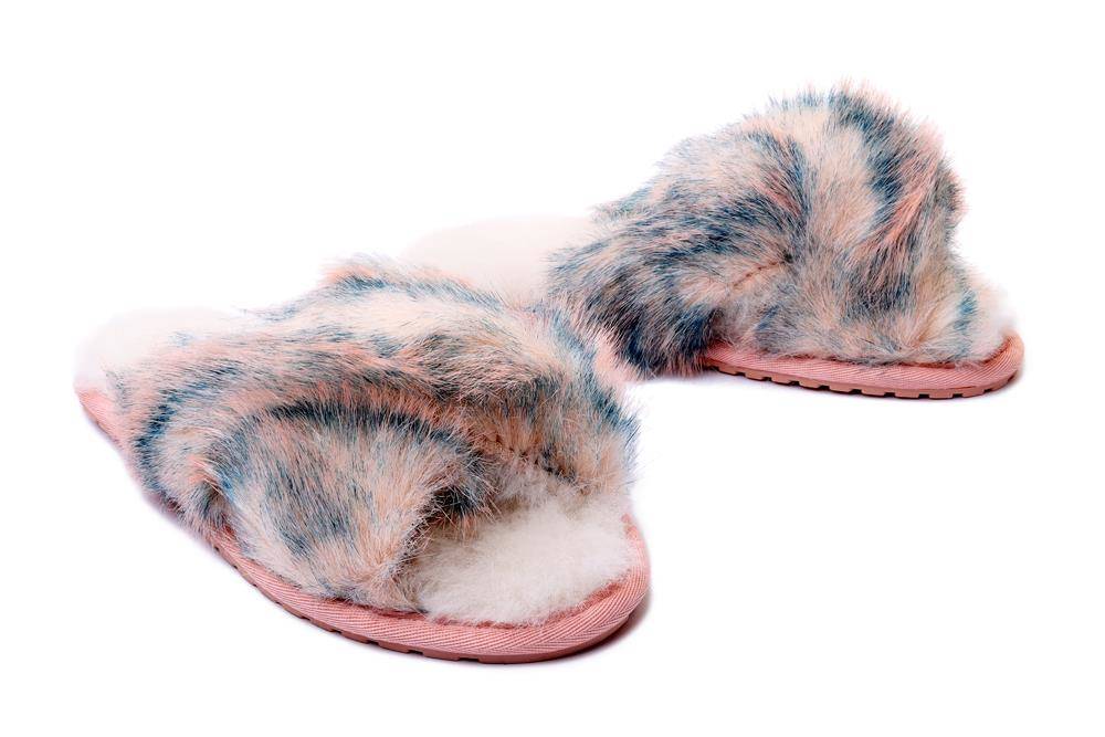 EMU AUSTRALIA W12378 MAYBERRY LAVA pink, kapcie/klapki damskie - Emu Australia