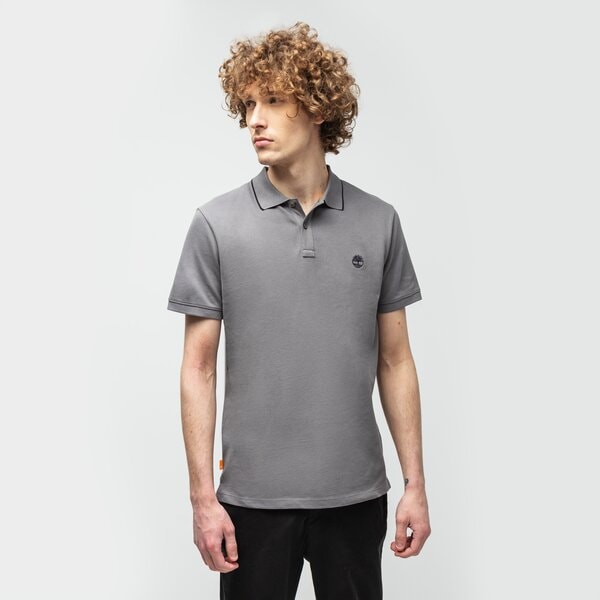 TIMBERLAND POLO SS MILLERS RIVER COLLAR NECK PRINT - Timberland