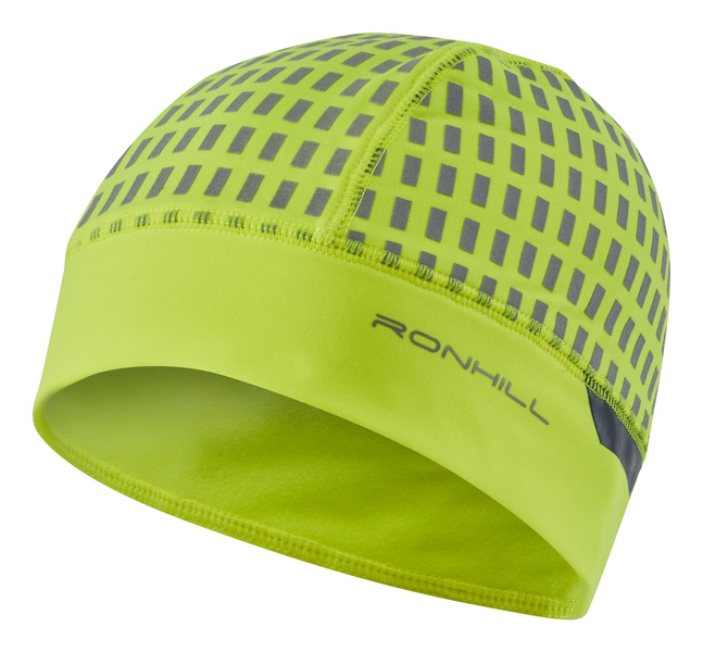 RONHILL Czapka biegowa AFTERHOURS BEANIE fluo żółta