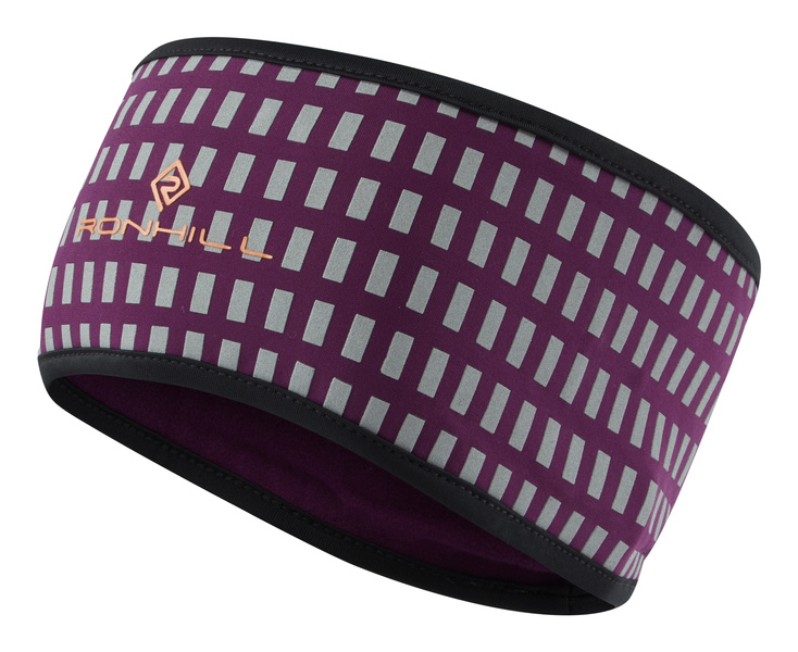 RONHILL Opaska na głowę AFTERHOURS HEADBAND fioletowa