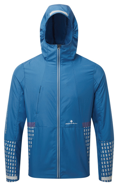 RONHILL Kurtka biegowa męska TECH AFTERHOURS JACKET niebieska